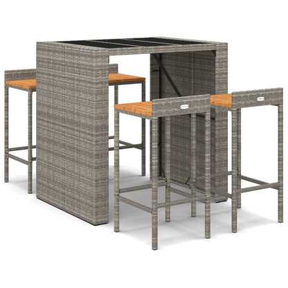 Garden Bar Set | Grey, Black