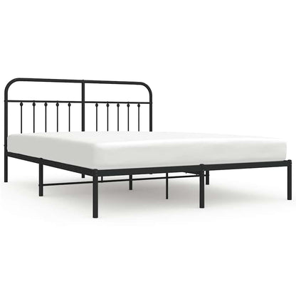 Bed Frame | Black | Steel | Double | Durable | Bed Frame | Rectangular