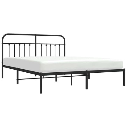 Bed Frame | Black | Steel | Double | Durable | Bed Frame | Rectangular