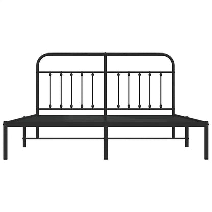 Bed Frame | Black | Steel | Double | Durable | Bed Frame | Rectangular