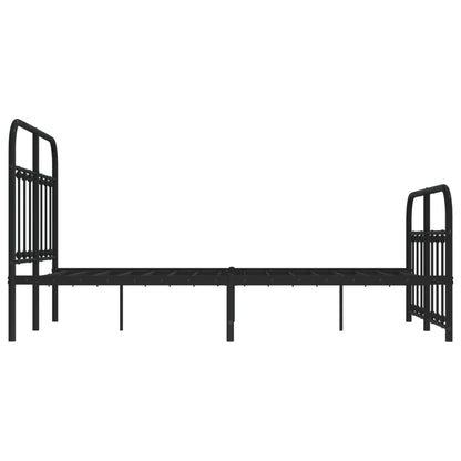 Bed Frame | Black | Powder-Coated Steel | Small Double | Bed Frame