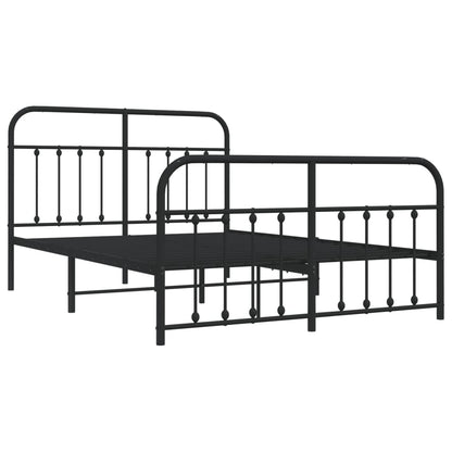 Bed Frame | Black | Bed Frame | Metal Bed Frame | Double Bed | Black Bed