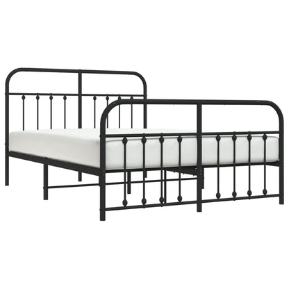 Bed Frame | Black | Bed Frame | Metal Bed Frame | Double Bed | Black Bed