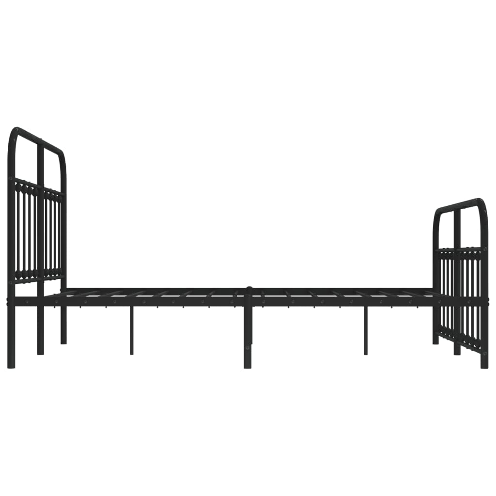 Bed Frame | Black | Bed Frame | Metal Bed Frame | Double Bed | Black Bed