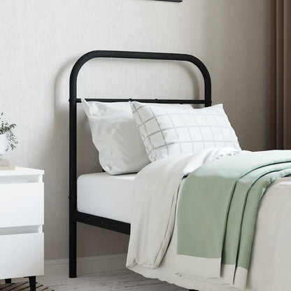 Metal Replace Headboard Black 75 cm