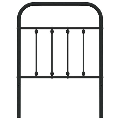 Metal Replace Headboard Black 75 cm