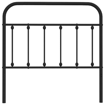 Metal Replace Headboard Black 100 cm