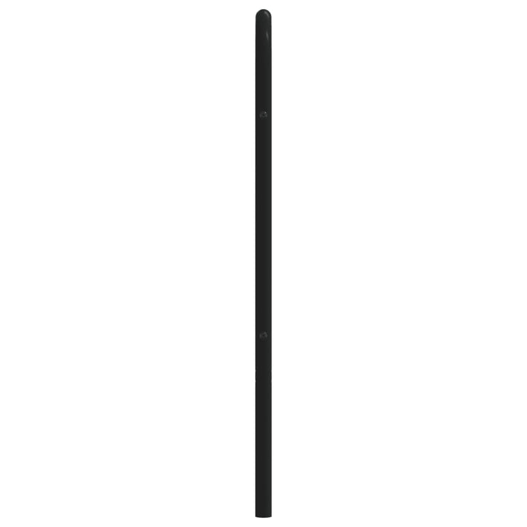 Metal Headboard Black 180 cm