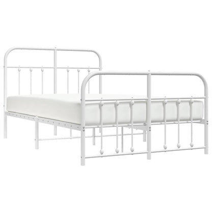 Bed Frame | White | Powder-coated steel | Double | Bed Frame