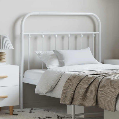 Metal Replace Headboard White 100 cm