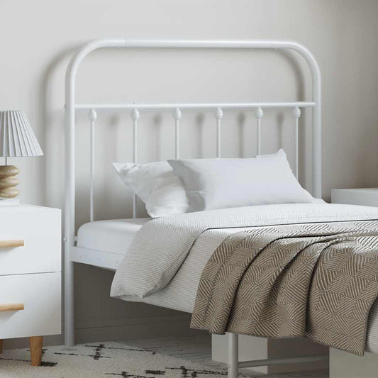Metal Replace Headboard White 100 cm
