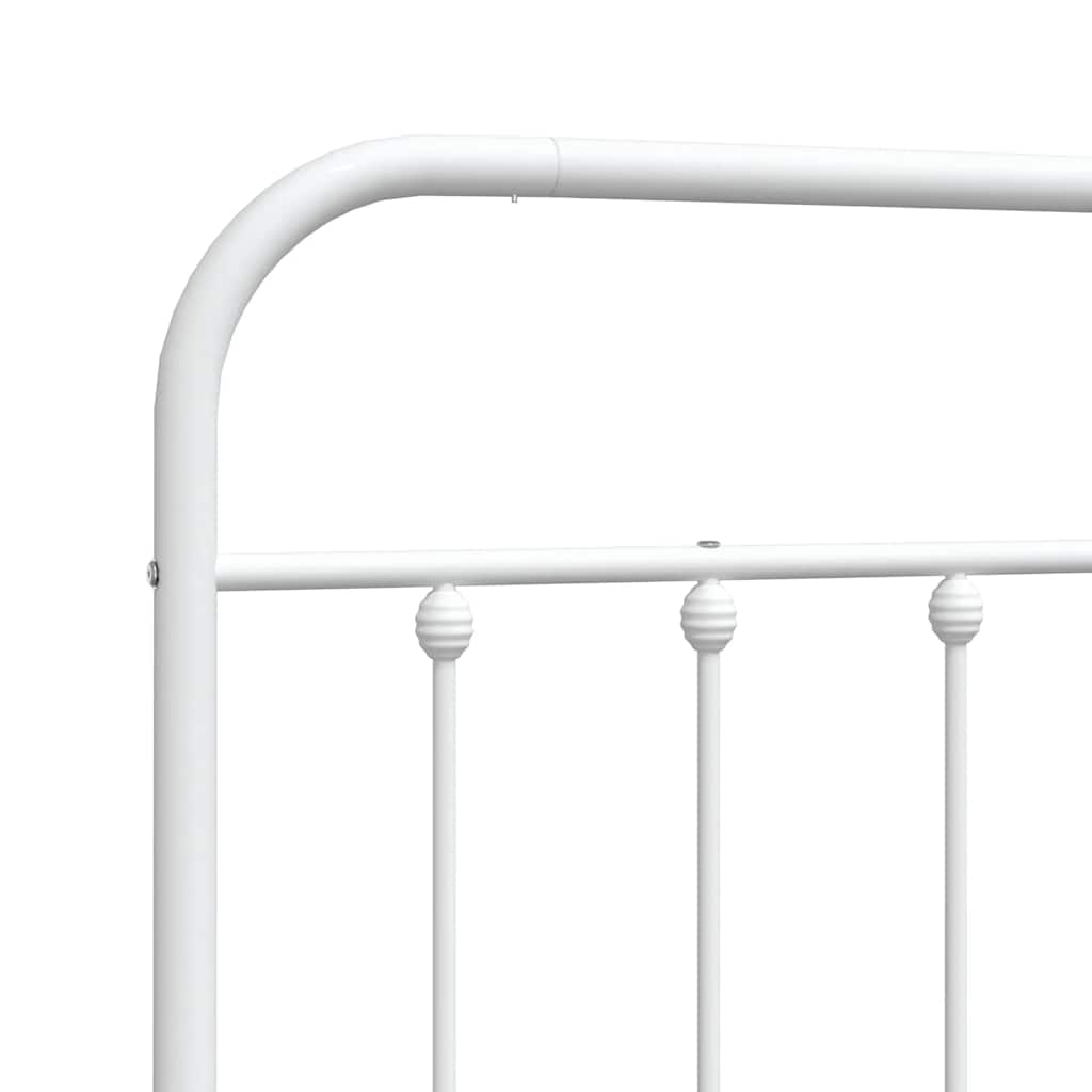 Metal Replace Headboard White 150 cm