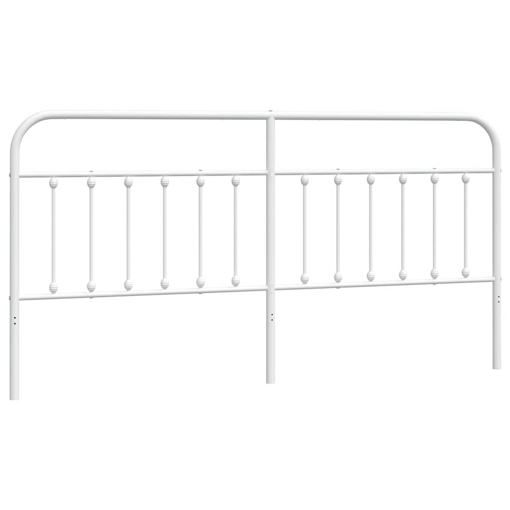 Headboard | White | Steel | 193 cm | Durable | Bed Headboard