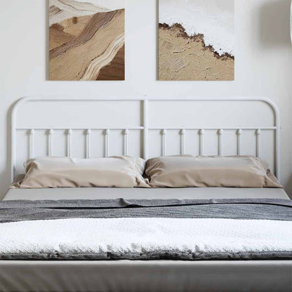 Headboard | White | Steel | 193 cm | Durable | Bed Headboard