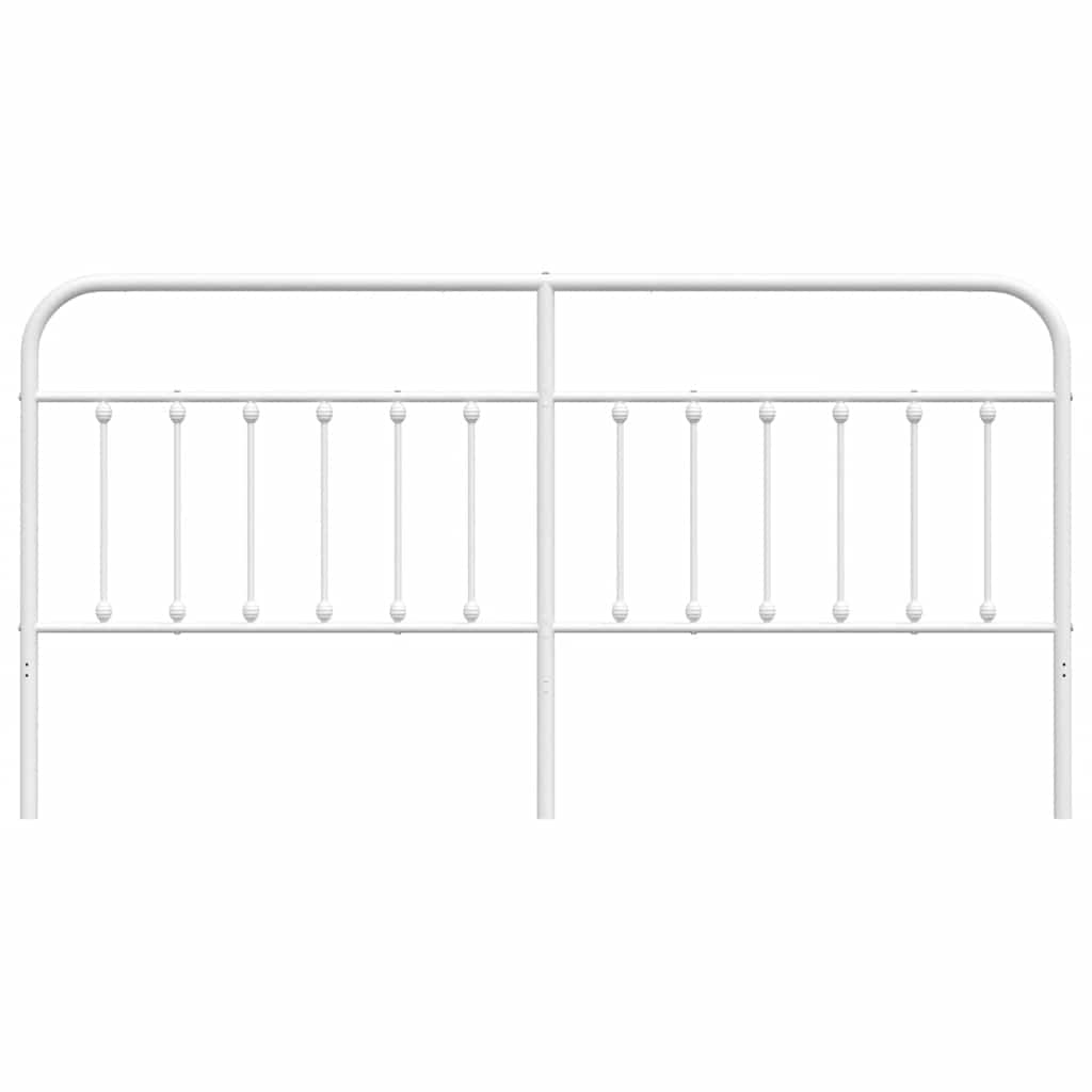 Headboard | White | Steel | 193 cm | Durable | Bed Headboard