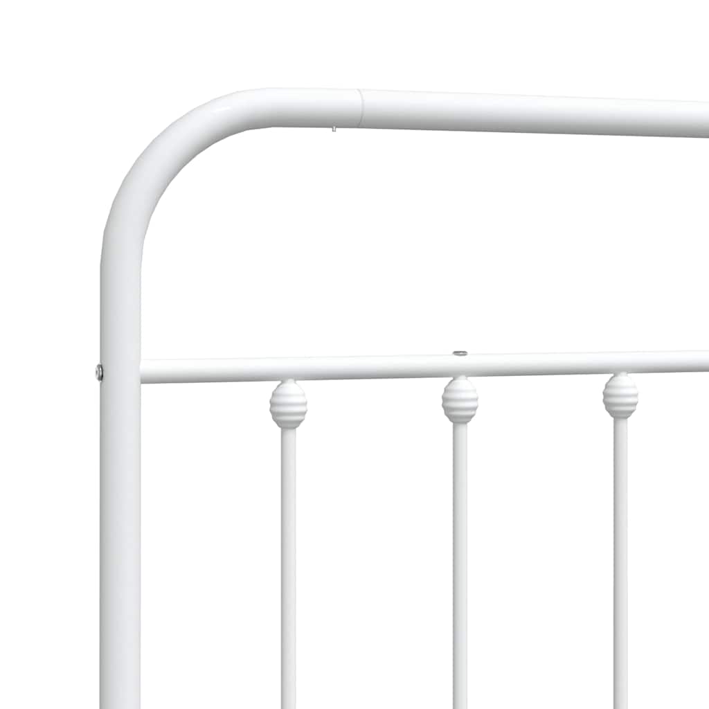 Headboard | White | Steel | 193 cm | Durable | Bed Headboard