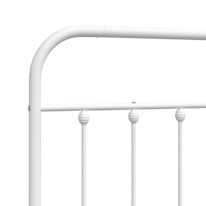 Headboard | White | Powder-Coated Steel | 200 cm wide | Durable