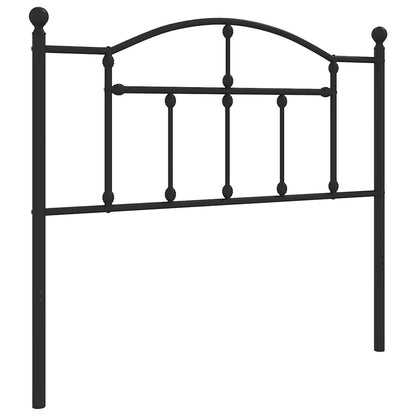 Metal Replace Headboard Black 100 cm