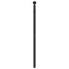 Metal Headboard Black 107 cm