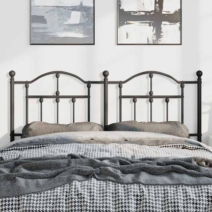 Headboard | Black | Steel | Double Bed | Durable | Black Headboard