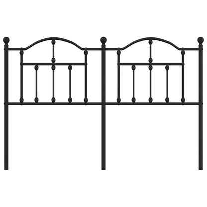 Headboard | Black | Steel | Double Bed | Durable | Black Headboard