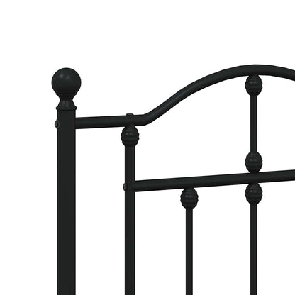 Headboard | Black | Steel | Double Bed | Durable | Black Headboard