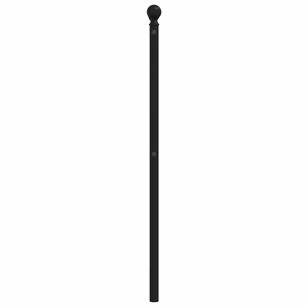 Headboard | Black | Steel | Double | Durable | Headboard | Rectangular