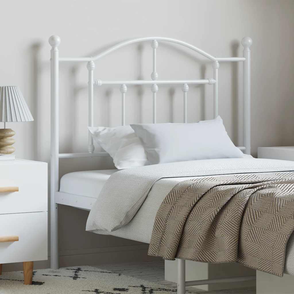 Metal Replace Headboard White 100 cm