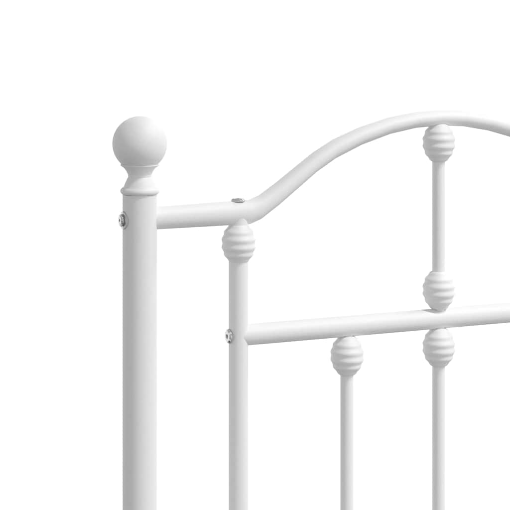 Metal Replace Headboard White 135 cm