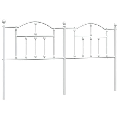 Headboard | White | Powder-Coated Steel | Double | Headboard