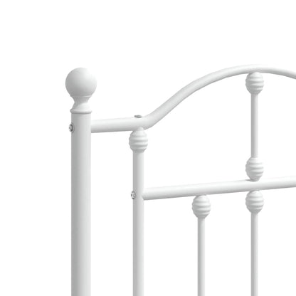 Headboard | White | Powder-Coated Steel | Double | Headboard