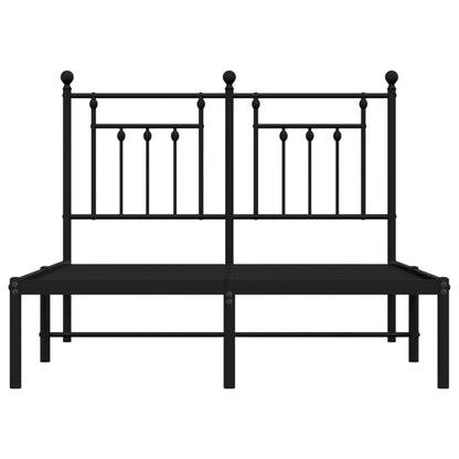 Bed Frame | Black | Powder-coated steel | Small Double | Metal Bed Frame