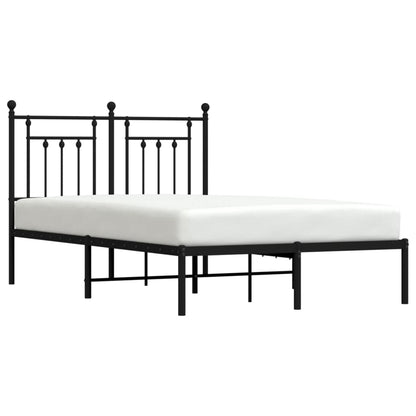 Bed Frame | Black | Powder-Coated Steel | Double | Bed Frame