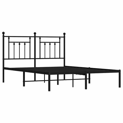 Bed Frame | Black | Steel | 140x200 cm | Bed Frame | Rectangular