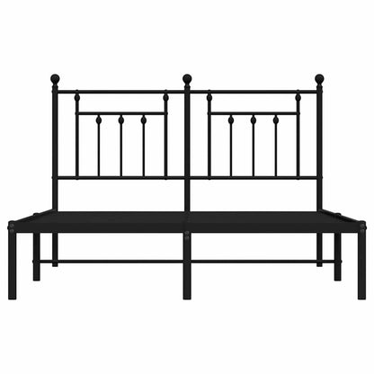 Bed Frame | Black | Steel | 140x200 cm | Bed Frame | Rectangular