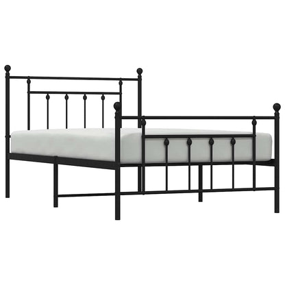 Bed Frame | Black | Steel | Single | Industrial | Bed Frame | Rectangular