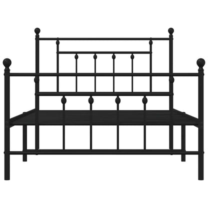 Bed Frame | Black | Steel | Single | Industrial | Bed Frame | Rectangular