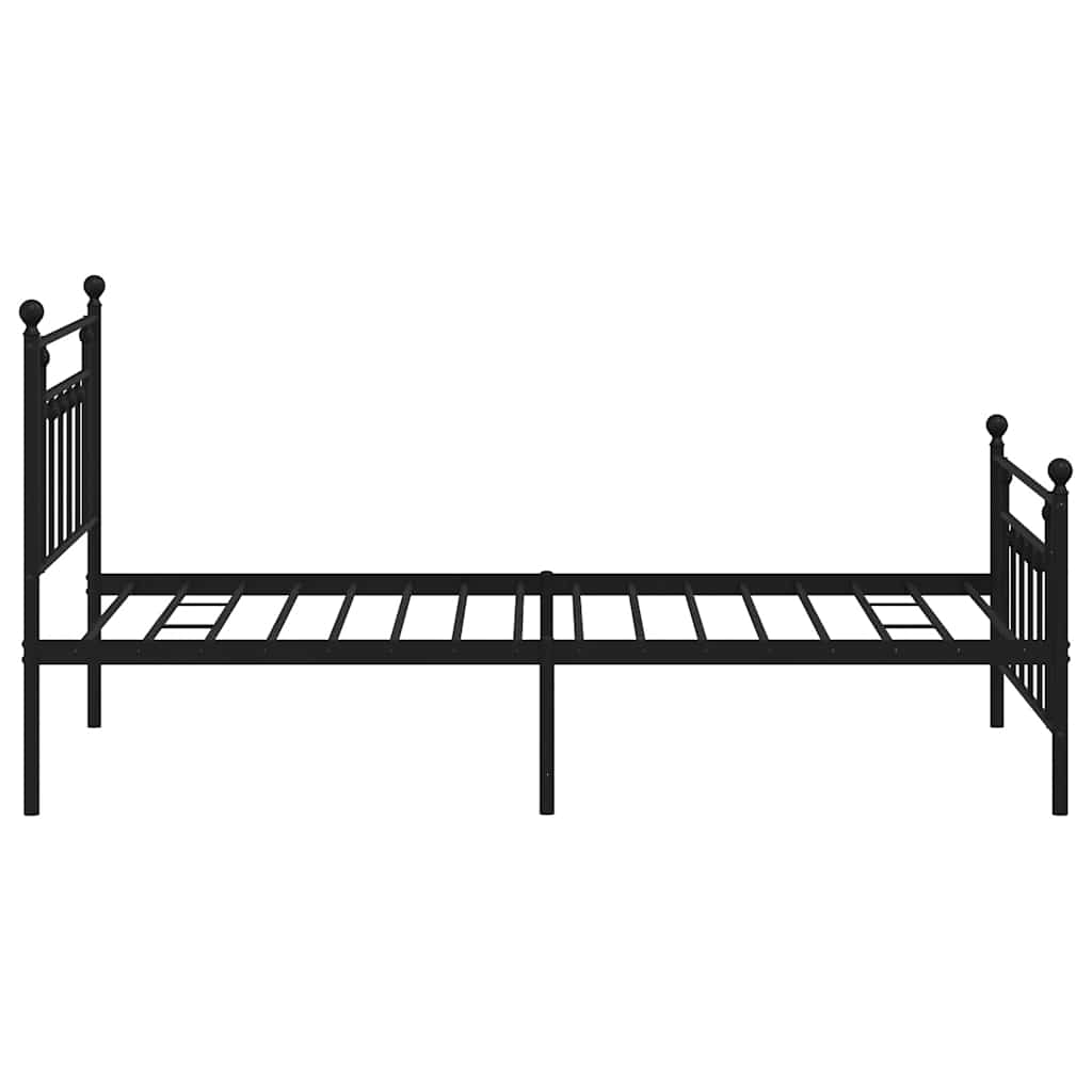 Bed Frame | Black | Steel | Single | Industrial | Bed Frame | Rectangular