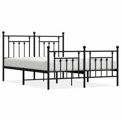 Bed Frame | Black | Powder-coated steel | Double bed size | Bed Frame