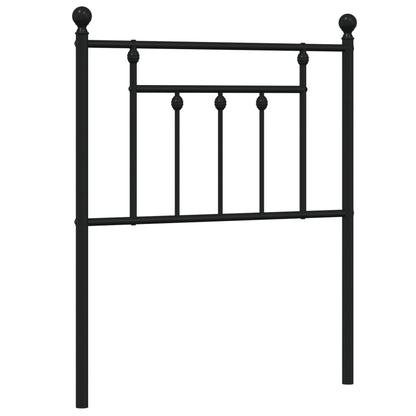 Metal Replace Headboard Black 75 cm