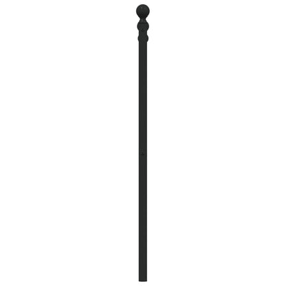 Metal Replace Headboard Black 80 cm
