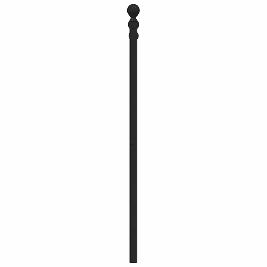 Metal Replace Headboard Black 100 cm