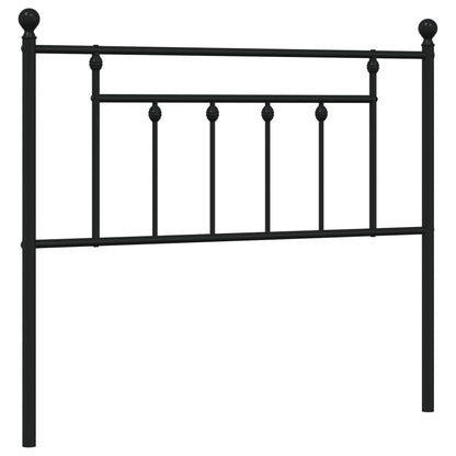 Metal Replace Headboard Black 107 cm
