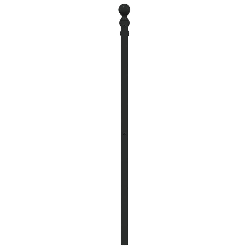 Metal Replace Headboard Black 107 cm