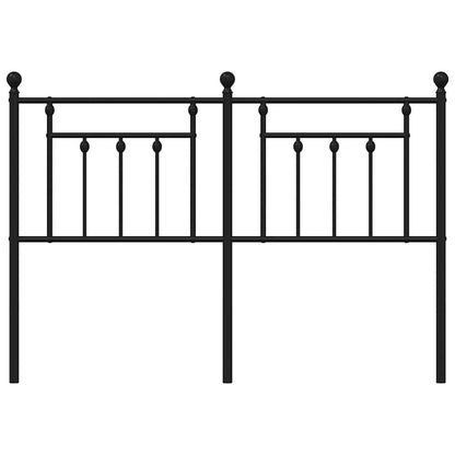 Metal Replace Headboard Black 150 cm