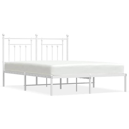 Bed Frame | White | Powder-coated steel | King Size | Bed Frame