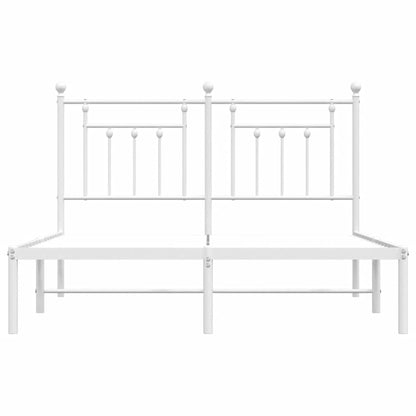Bed Frame | White | Powder-coated steel | King Size | Bed Frame