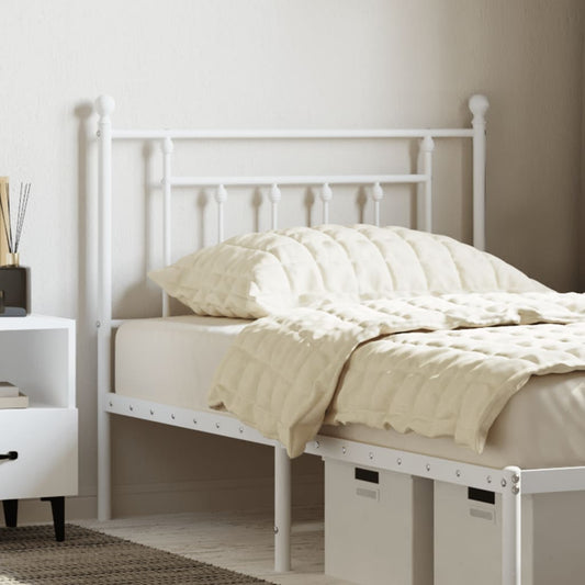 Metal Replace Headboard White 90 cm