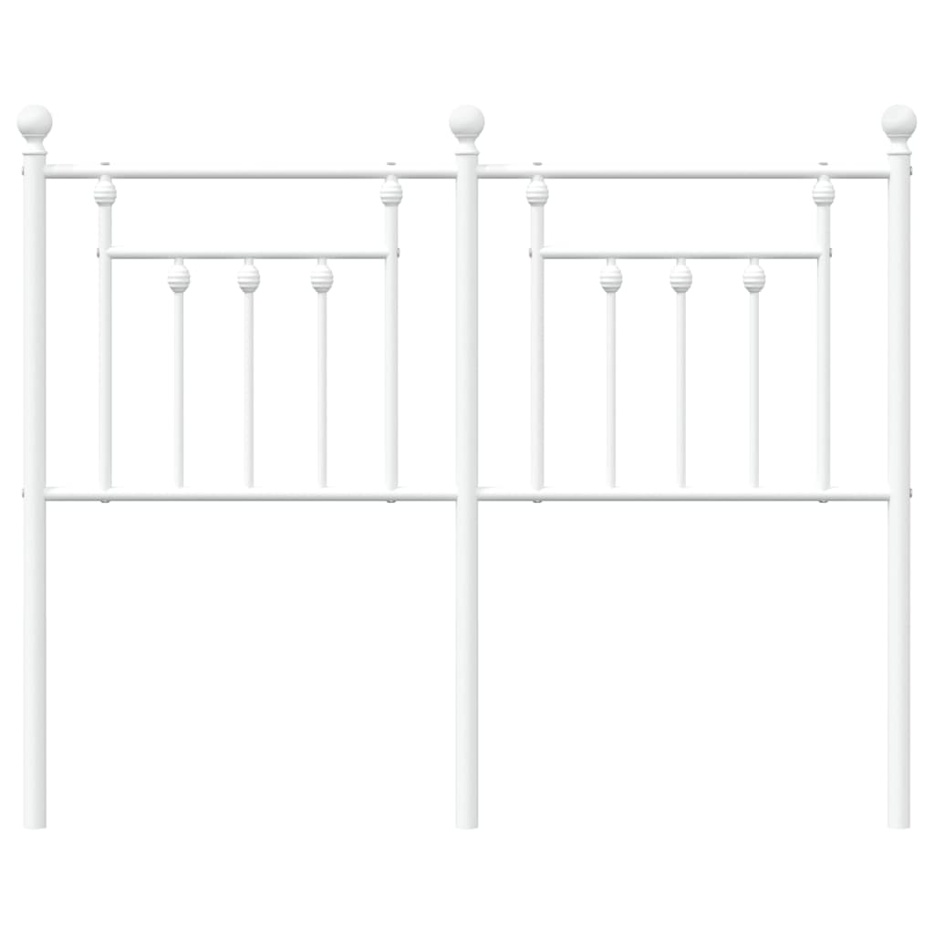 Metal Replace Headboard White 120 cm