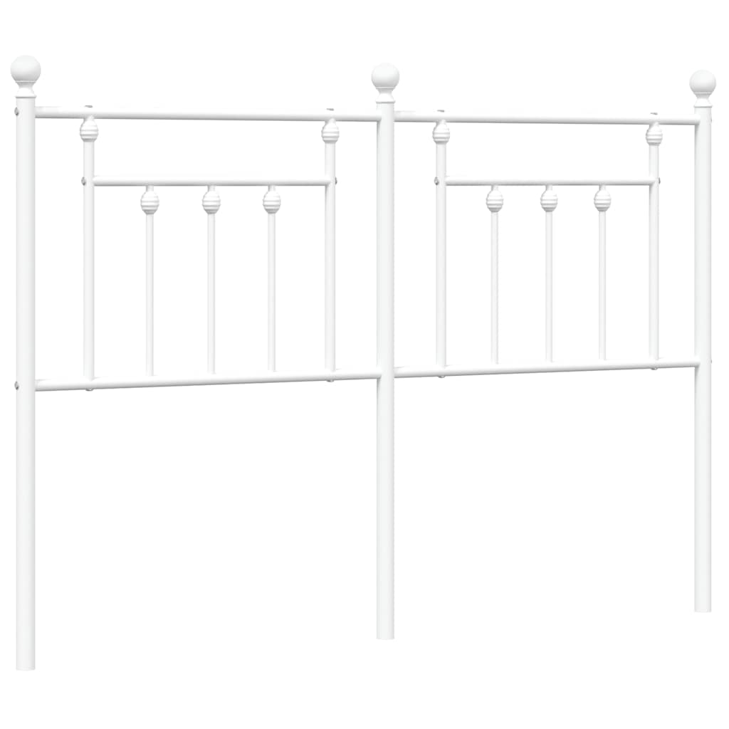 Metal Replace Headboard White 135 cm